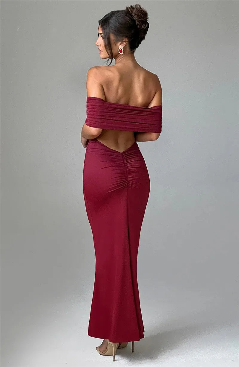 Backless Maxi Dress