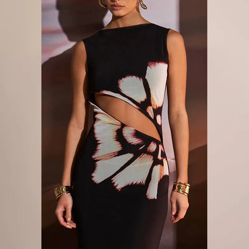 Sleeveless New Slim Dress