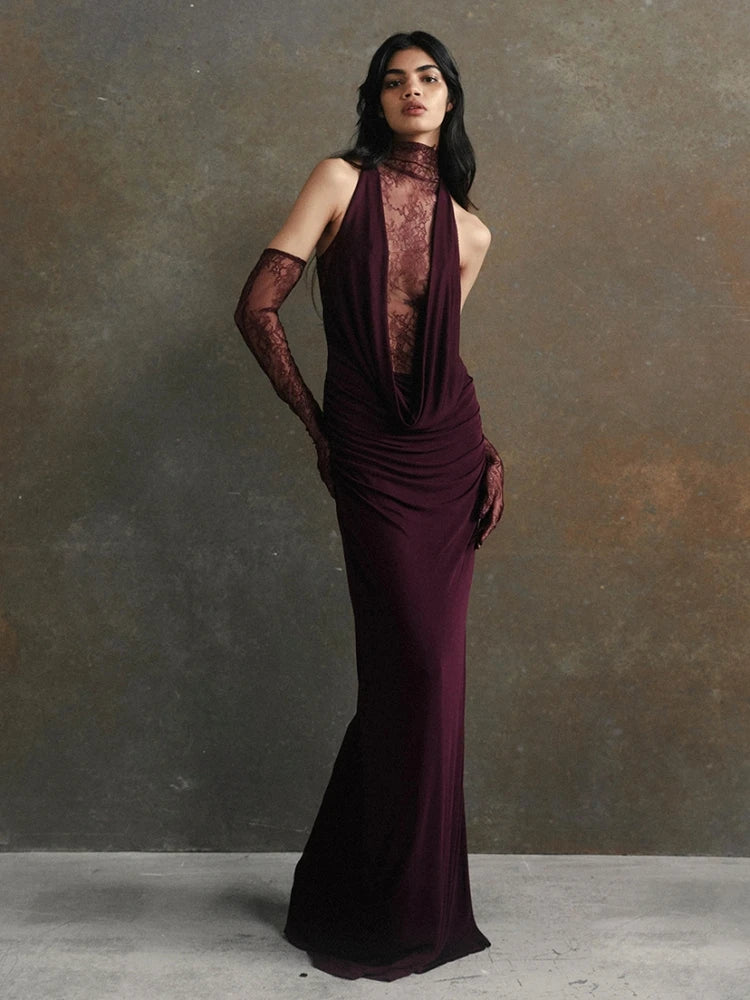Long Dress With Gloves