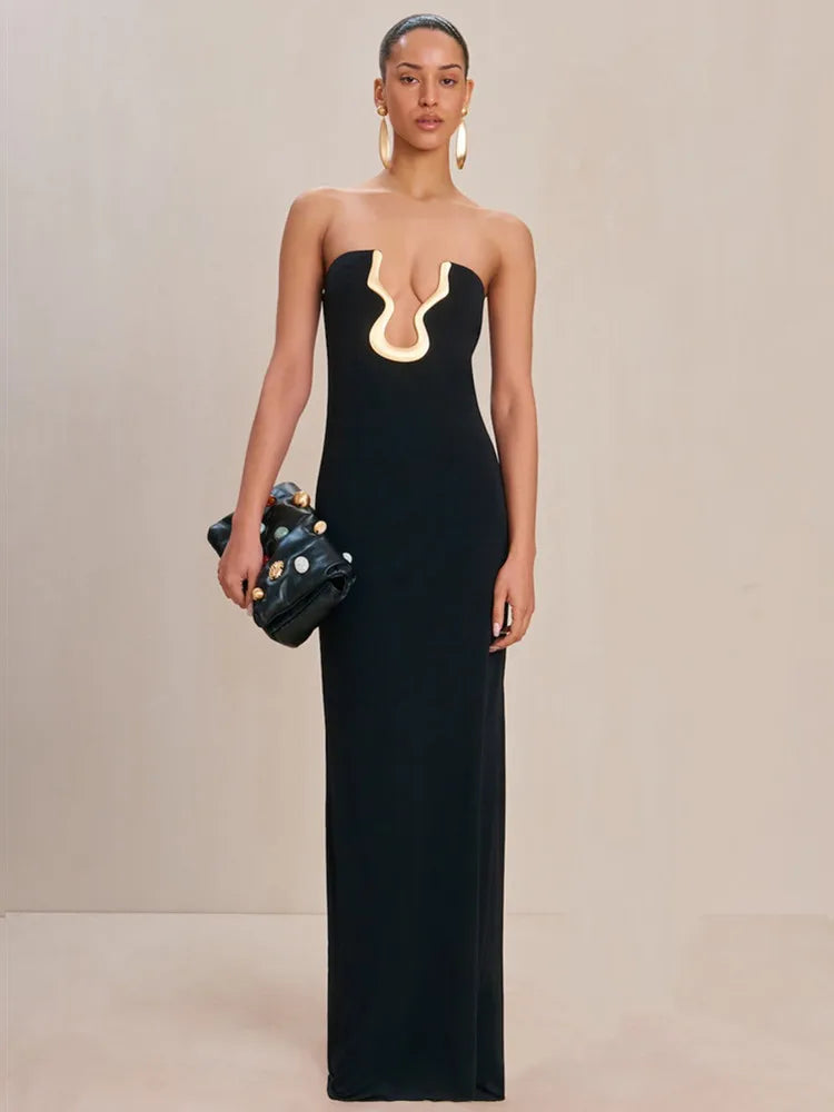 Black Maxi Long Dress