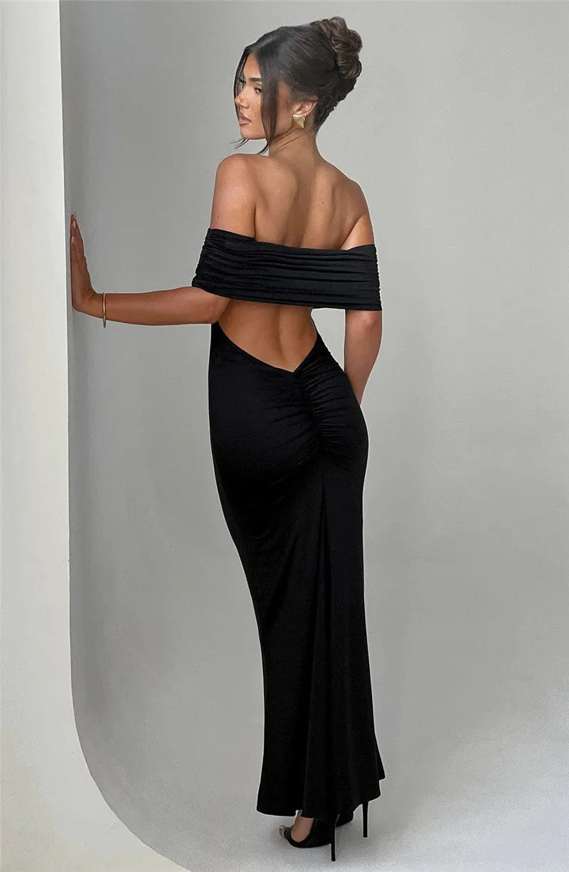 Backless Maxi Dress