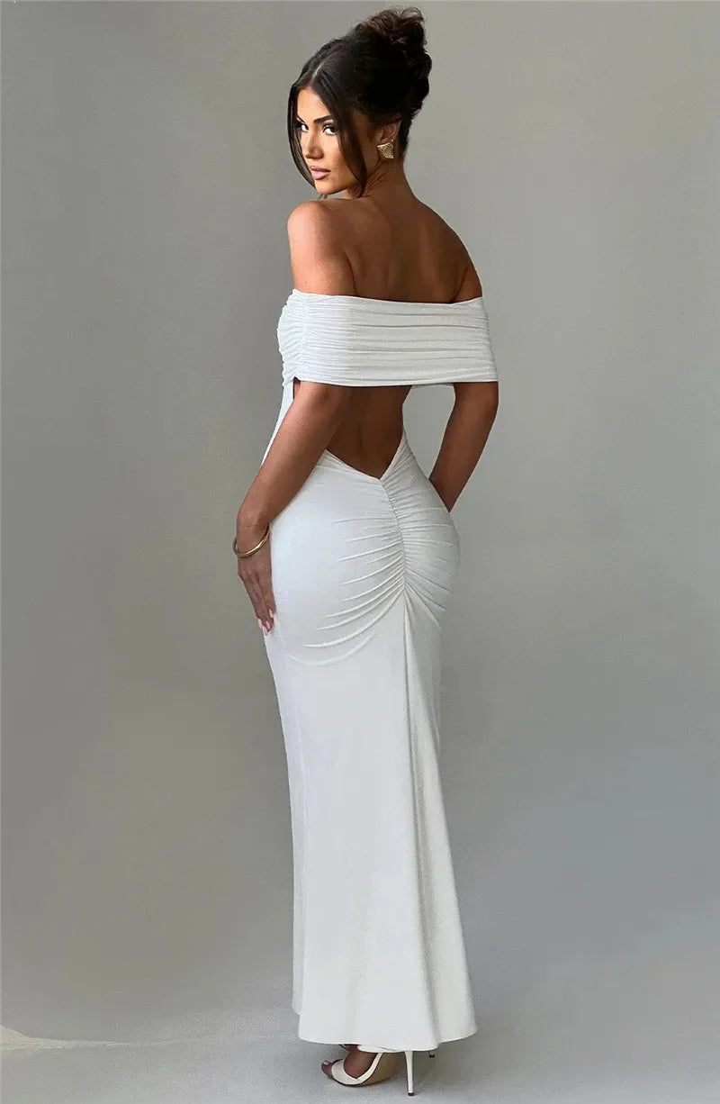 Backless Maxi Dress