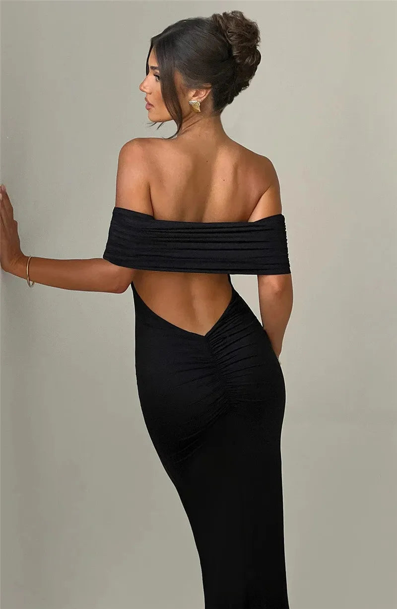 Backless Maxi Dress