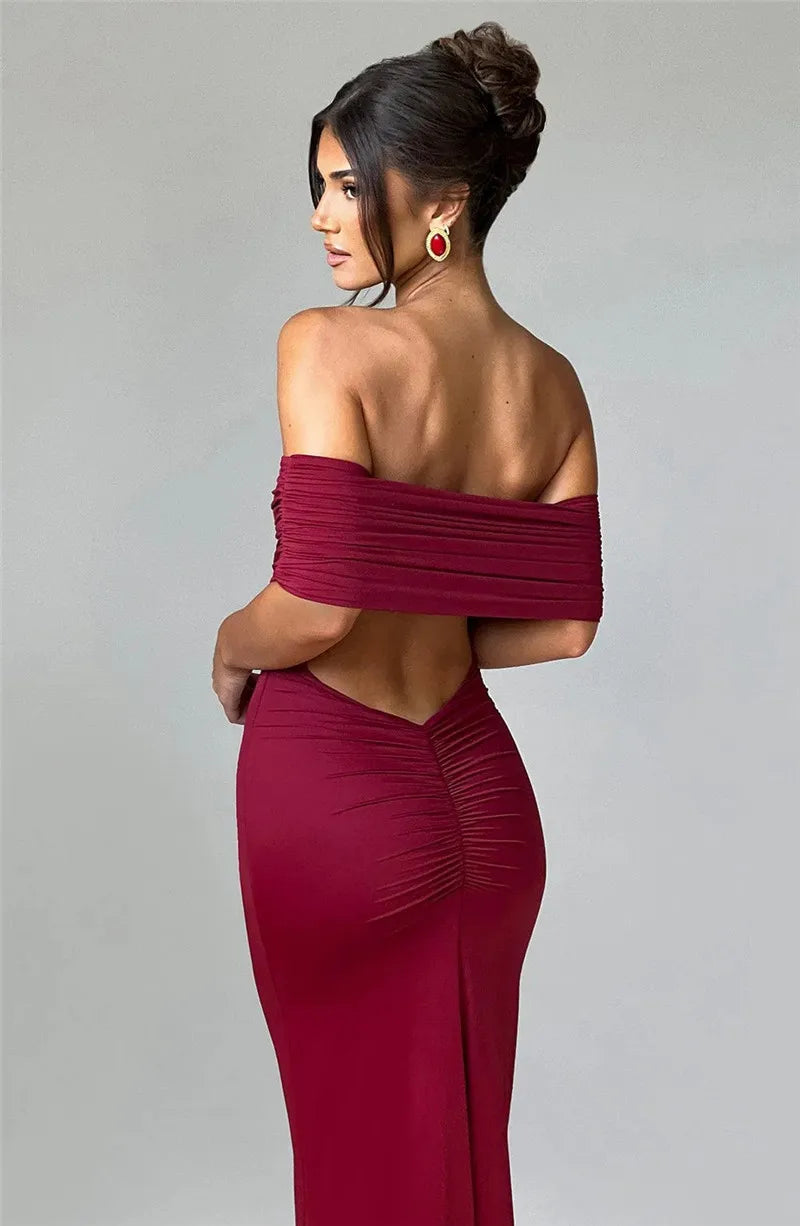 Backless Maxi Dress