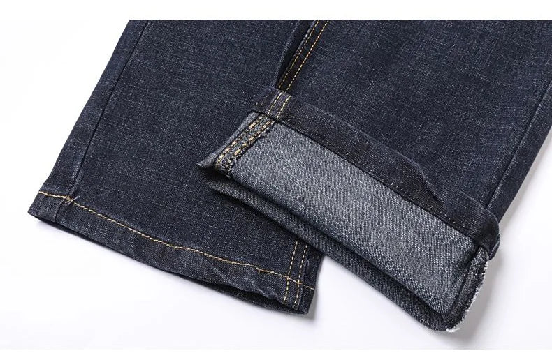 Men's Elastic Cotton Jeans