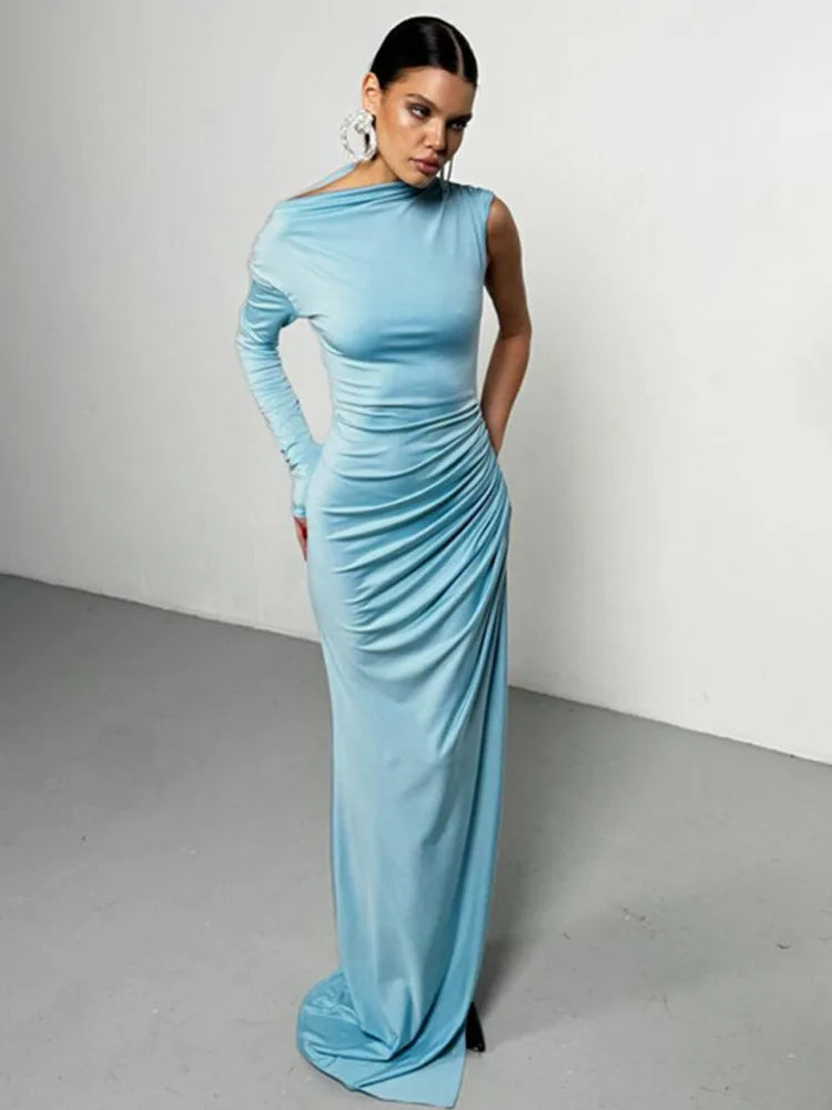 Elegant Single Sleeve Dress