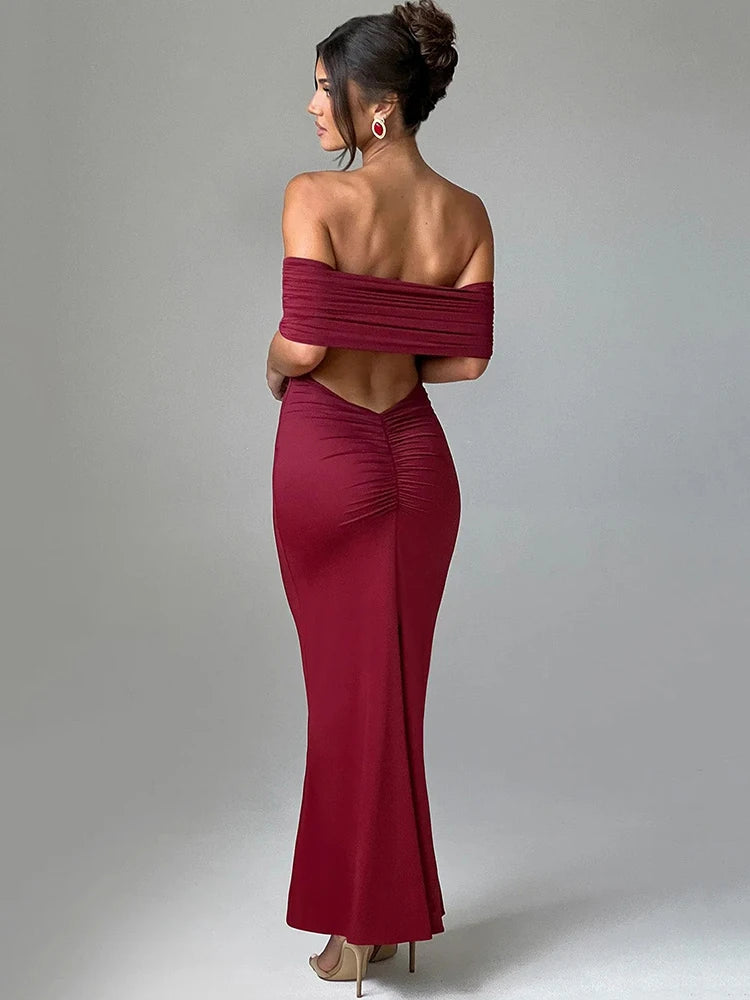 Backless Maxi Dress