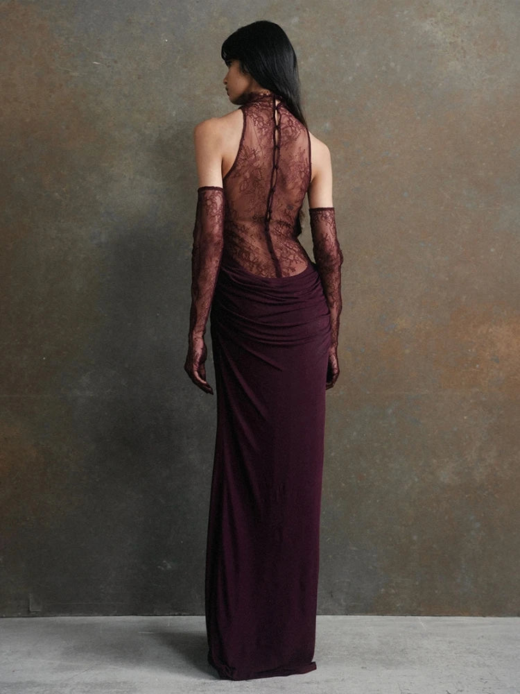 Long Dress With Gloves