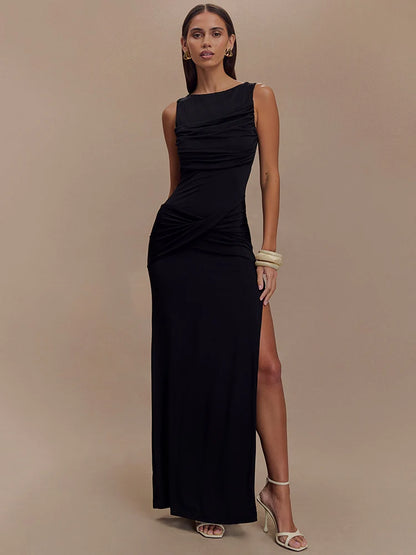 plit Bodycon  Long Dress Fashion