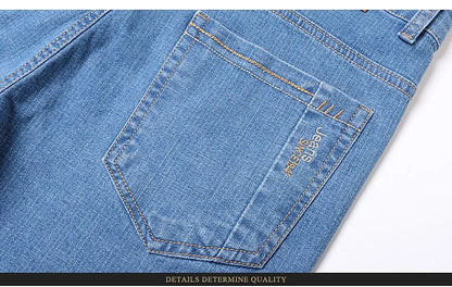 Men's Elastic Cotton Jeans