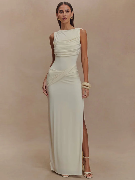plit Bodycon  Long Dress Fashion