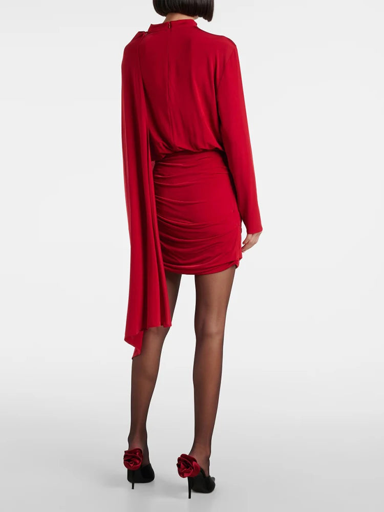 red dress