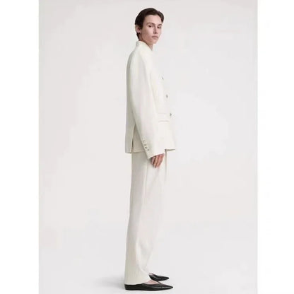 Breasted Straight Blazer