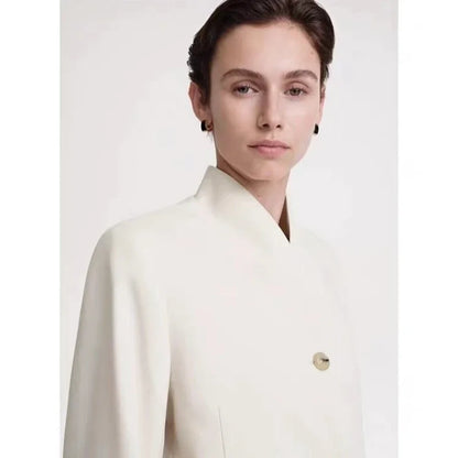 Breasted Straight Blazer