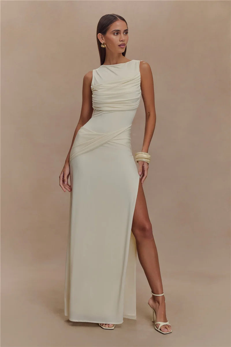 plit Bodycon  Long Dress Fashion