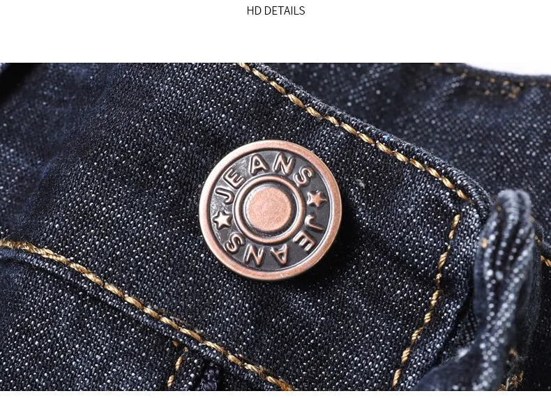 Men's Elastic Cotton Jeans