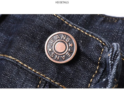 Men's Elastic Cotton Jeans